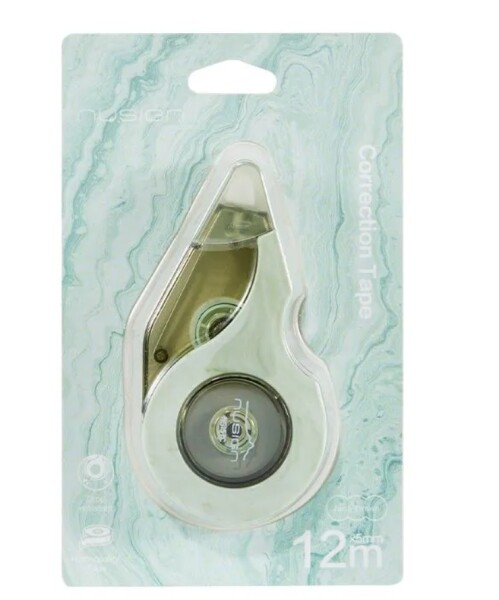 Коректор лента Nusign Natural Fluids ENS157C, 5 мм х 12 м, зелен