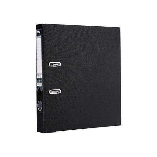 Класьор DELI A4, 7.5 см, РР, метален кант, черен Класьор DELI A4, 7.5 см, РР, метален кант, черен